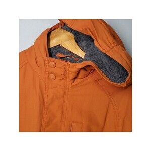 Gap jacket boys size large size 10 orange grey green blue zippered pockets